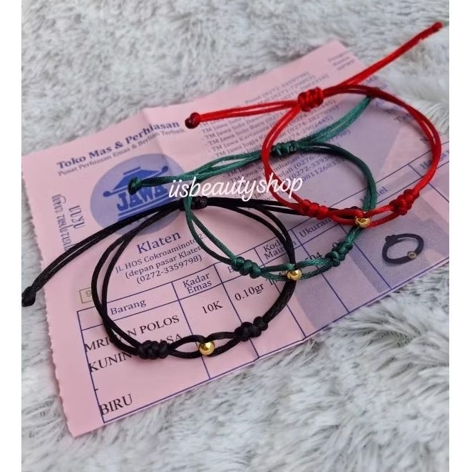Gelang Tali Dior1 0,1gram Semar Jawa
