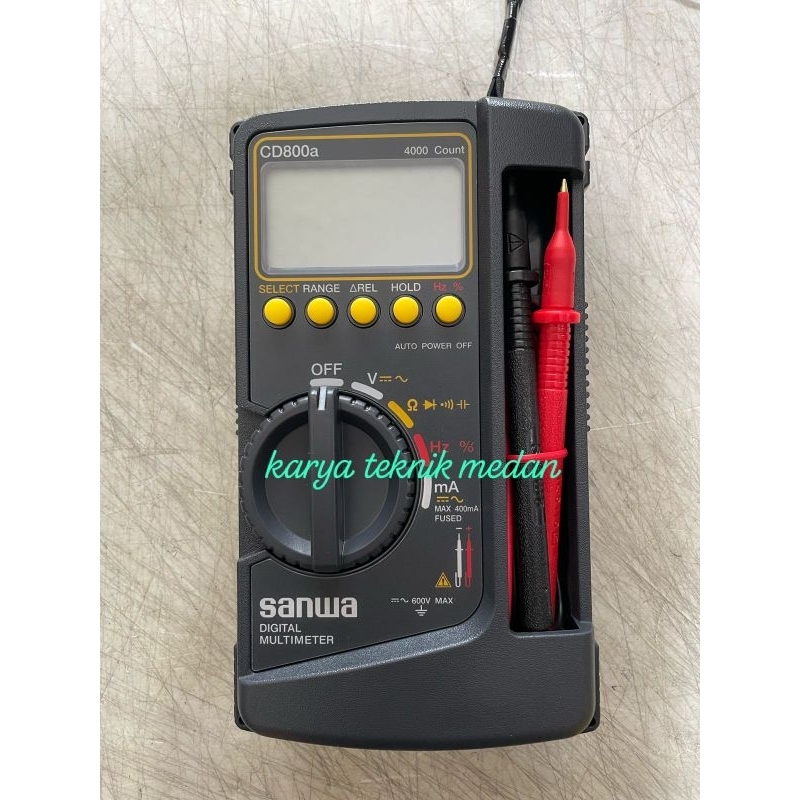 SANWA CD800A MULTIMETER AVOMETER MULTITESTER ORIGINAL