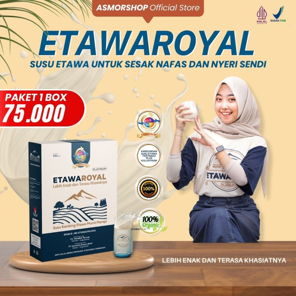 

ETAWAROYAL Platinum | Susu Kambing Etawa Murni Merapi 250gram - Special Promo