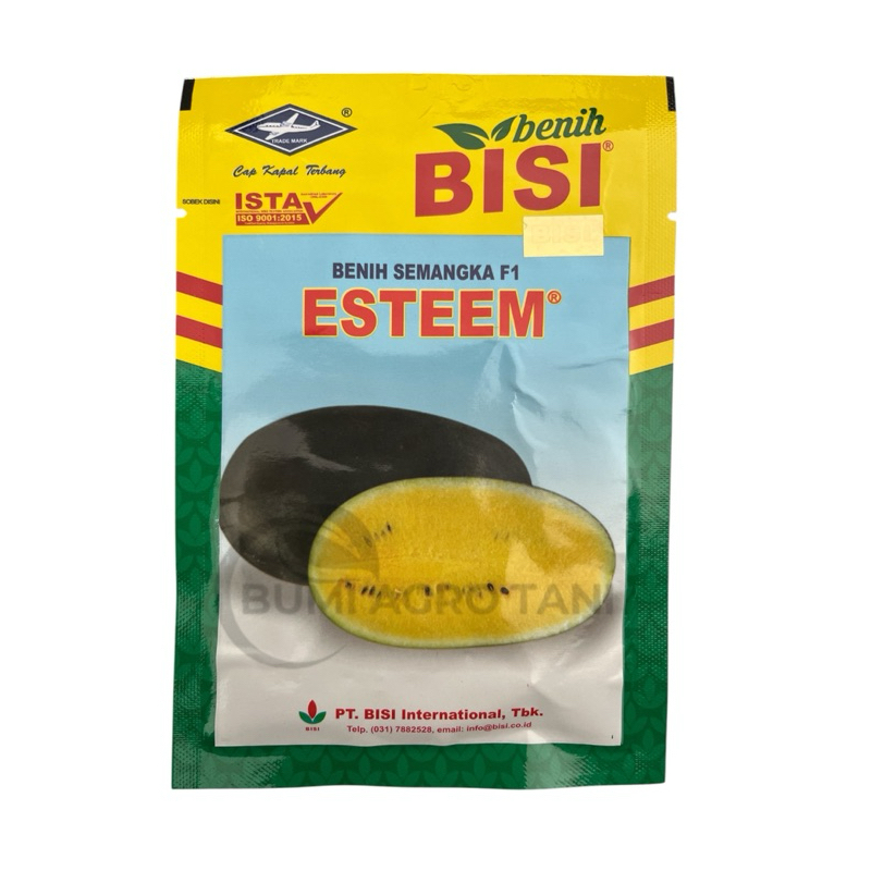 (10 GR) Benih Semangka ESTEEM F1 - Bibit Inul Kuning Kapal Terbang