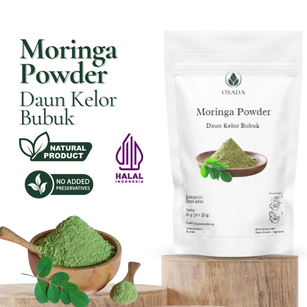 

OSADA Moringa Powder | Daun Kelor Bubuk