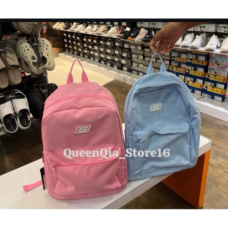 Tas Skechers Backpack - Biru/Pink