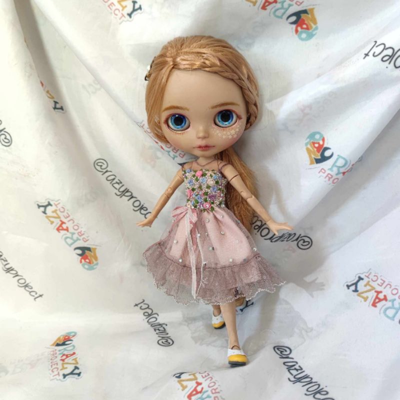 [DOLL] Blythe Sunshine Holiday Original Takara Tommy Boneka Doll 1/6 Artikulasi Tekuk Kado Hadiah Ma
