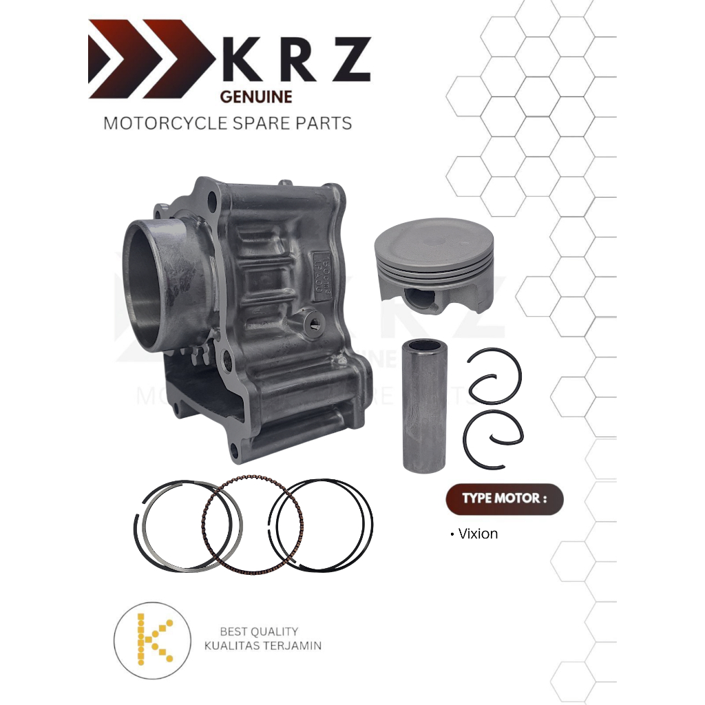 KRZ Blok Seher Vixion Old Piston Komplit 57 mm Vixion Old Vixion New