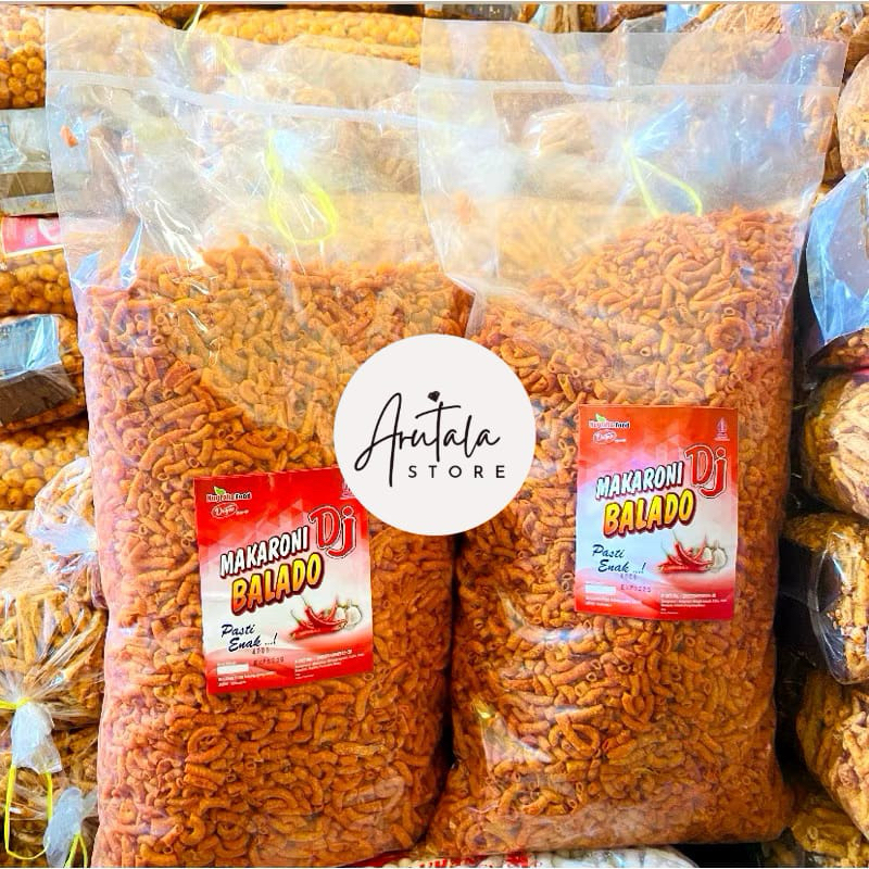 

makaroni pedas daun jeruk balado 250gr