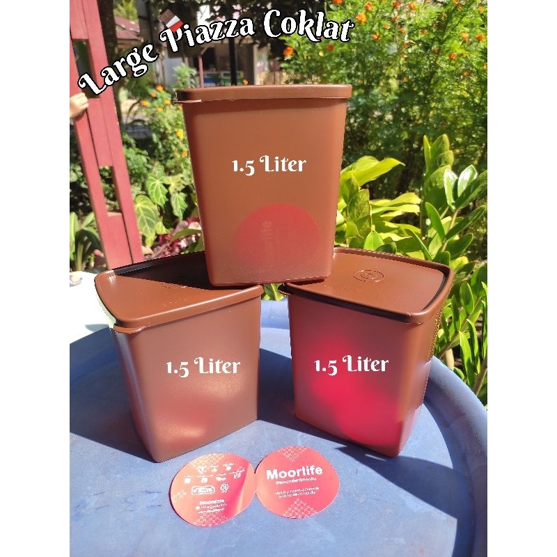 MOORLIFE large piazza wadah snack toples krupuk cemilan toples gula susu kopi toples cantik