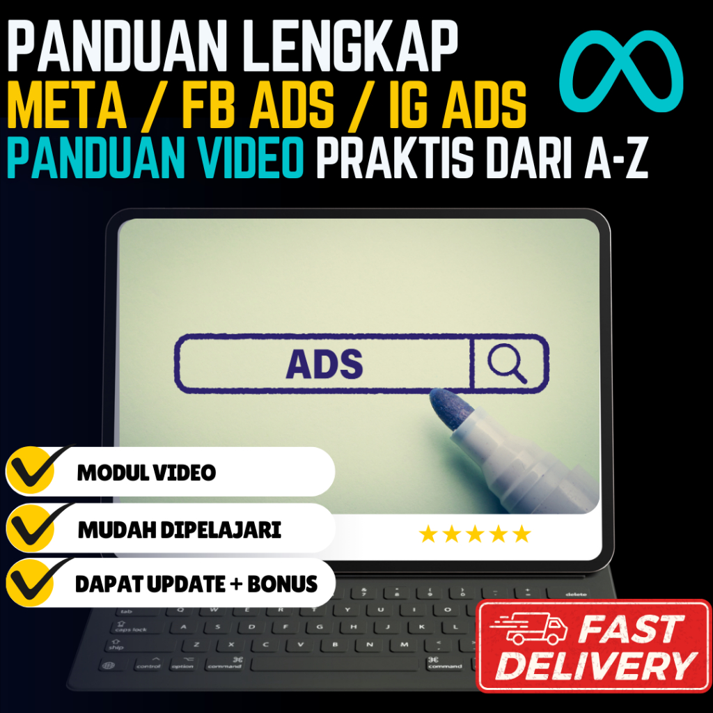 Panduan iklan Meta / Facebook Ads / Instagram dari Nol hingga Mahir / Panduan Modul Video