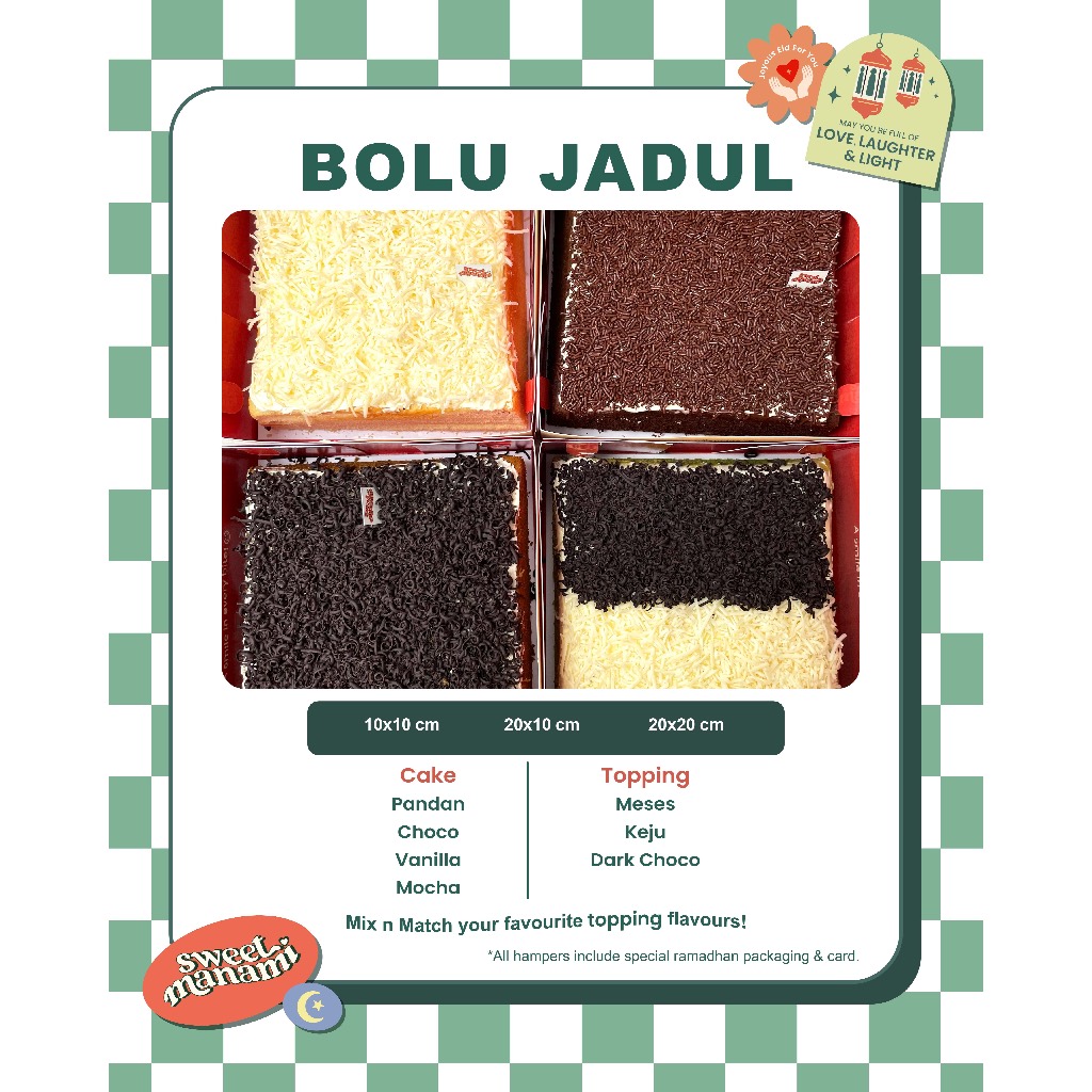 

BOLU JADUL RAMADHAN 2025 | PREMIUM HAMPERS BY SWEET MANAMI