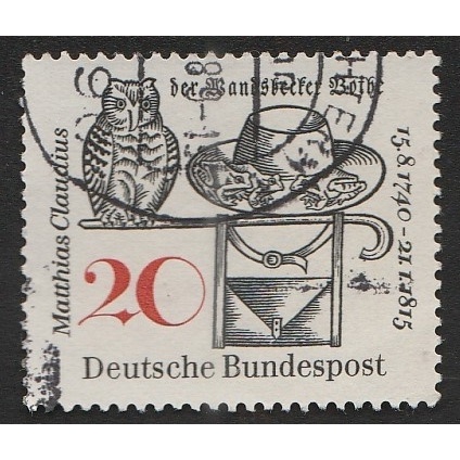 

A 11740 SATU BUAH PRANGKO JERMAN TEMA SATWA BURUNG HANTU DAN TOPI DENGAN KONDISI SUDAH ADA CAP