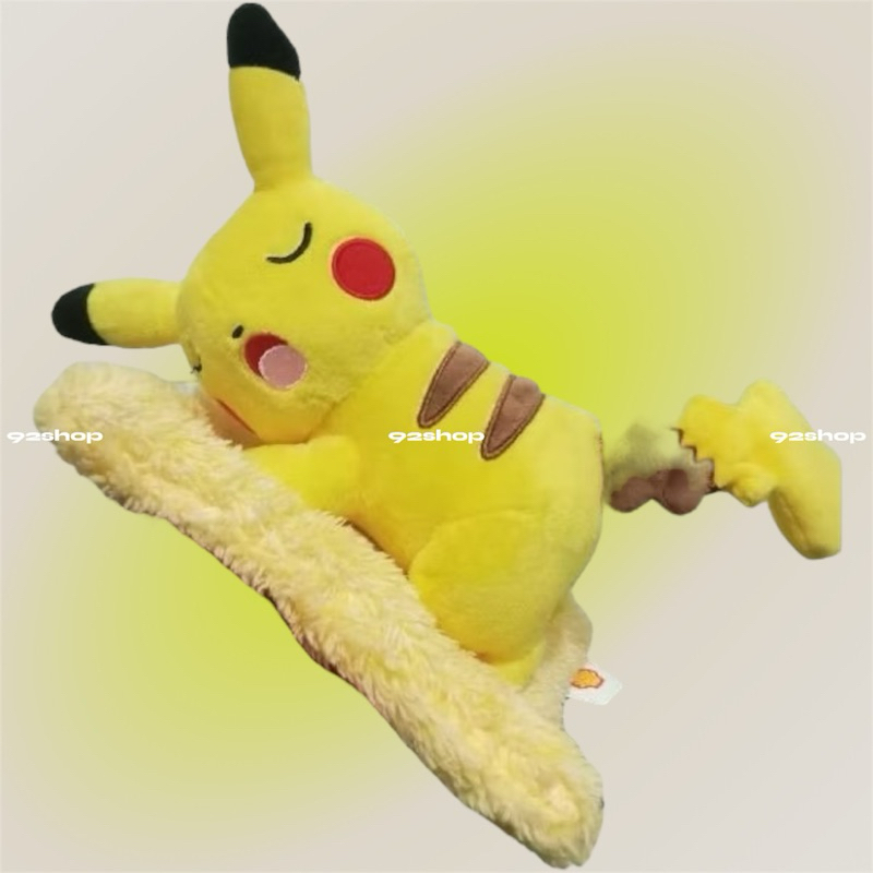 Boneka pikachu sleeping | boneka pikachu tidur | boneka pokemon pikachu | sleeping pikachu plush toy