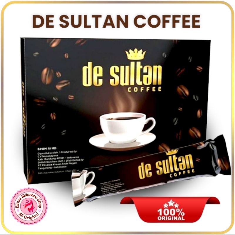 

DE SULTAN COFFEE 1 BOX ISI 10 SACHET ORIGINAL KOPI KESEHATAN