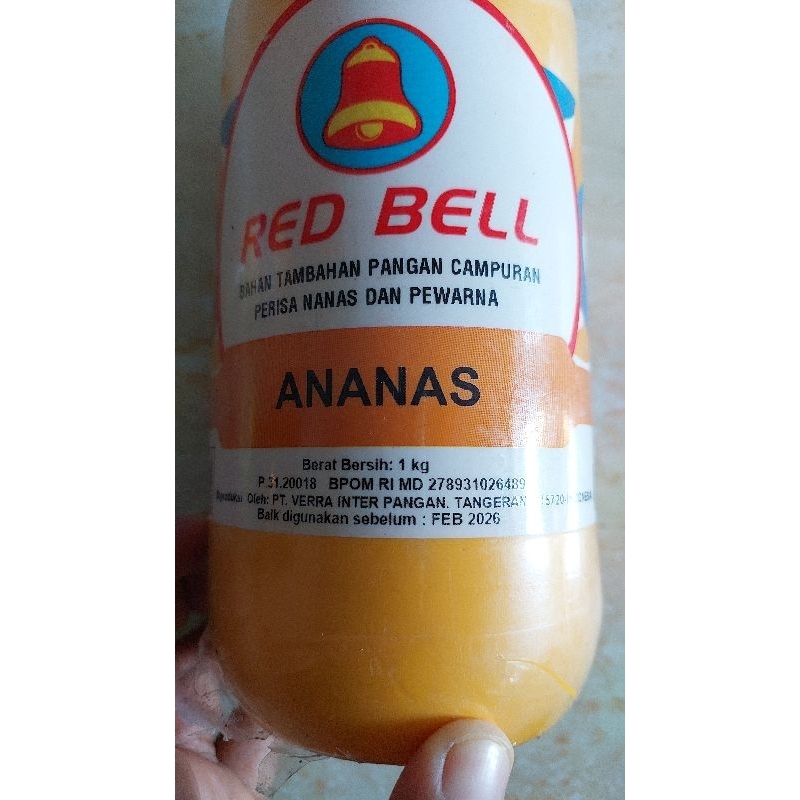 

Red Bell 1 kg Rasa Nanas Blueberry