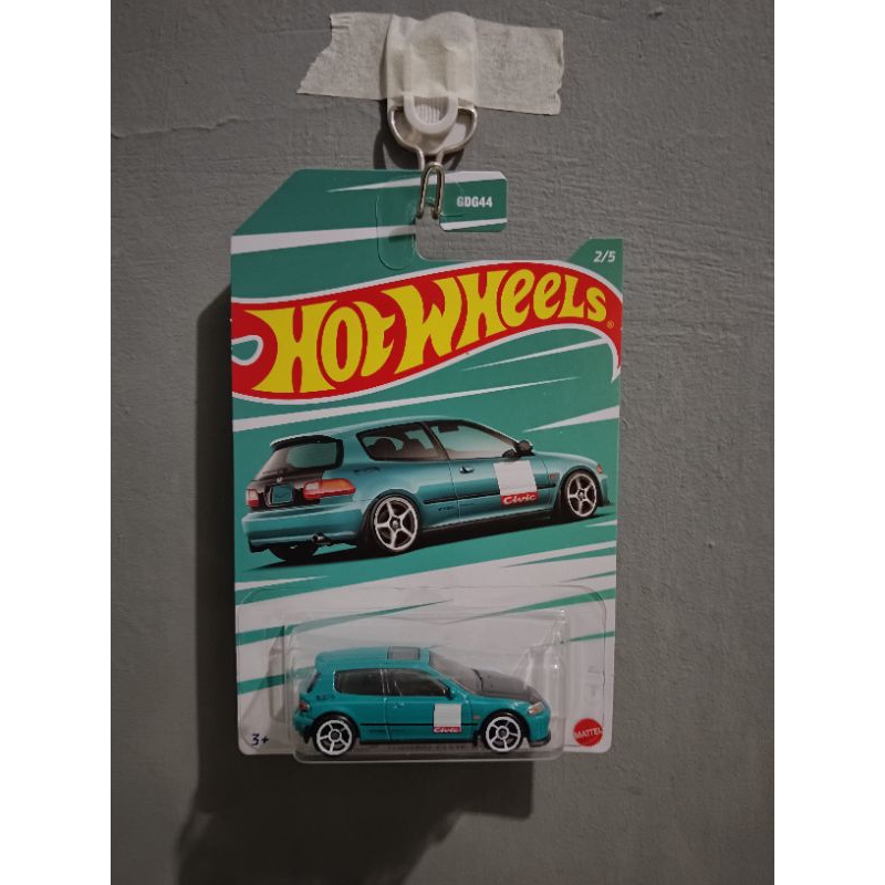 Hot Wheels Civic EG Hijau