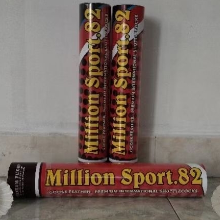 SHUTTLECOCK BADMINTON Million Sport.82 - GOOSE FEATHER PREMIUM INTERNATIONAL SHUTTLECOCK