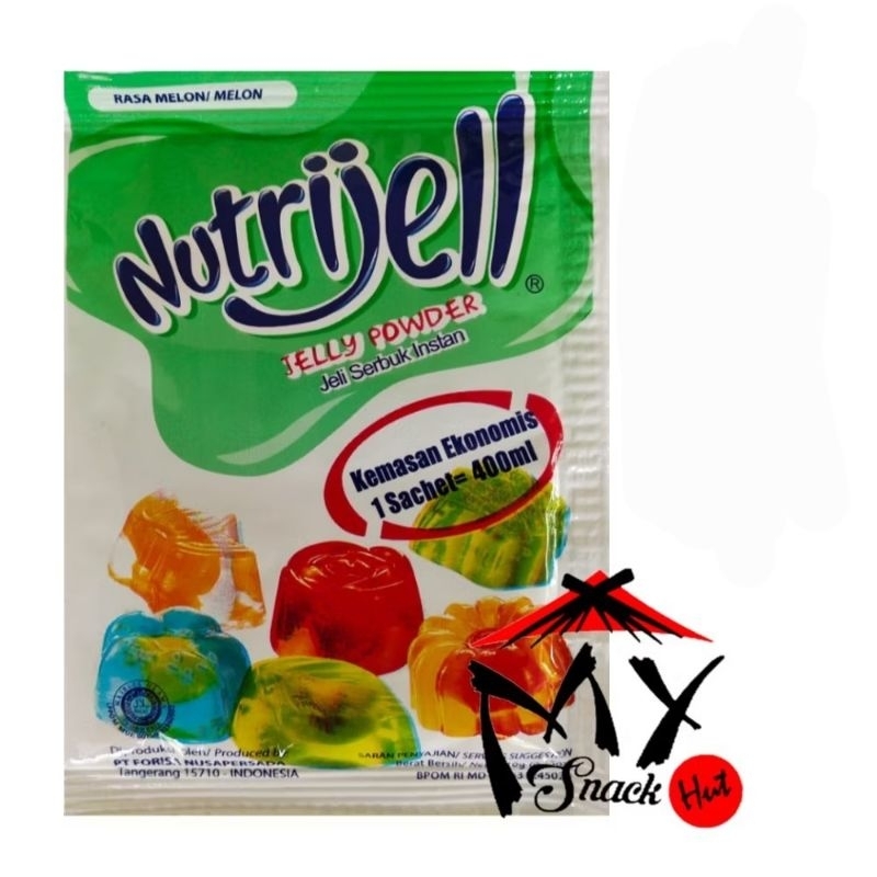 

NUTRIJELL MELON 10GR NUTRIJEL HONEYDEW JELLY POWDER SERBUK JELI KONNYAKU SERAT INSTAN EKONOMIS HALAL