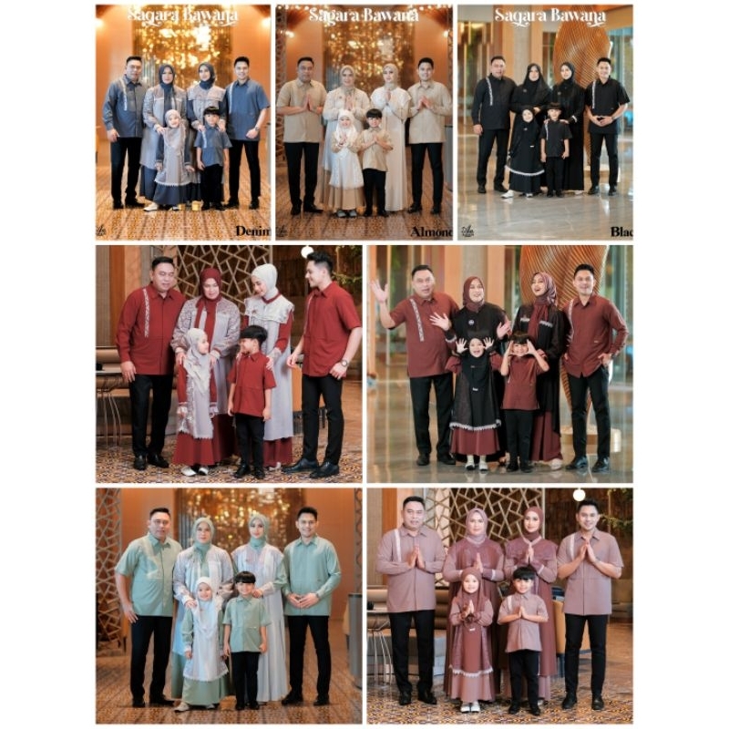 Sarimbit Sagara Bawana by Aden Hijab | READY STOK BAGIAN 2 | Sarimbit Idul Fitri | Sarimbit Lebaran 