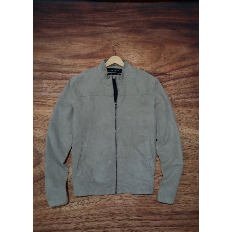 Jaket Suede ZARA MAN Second