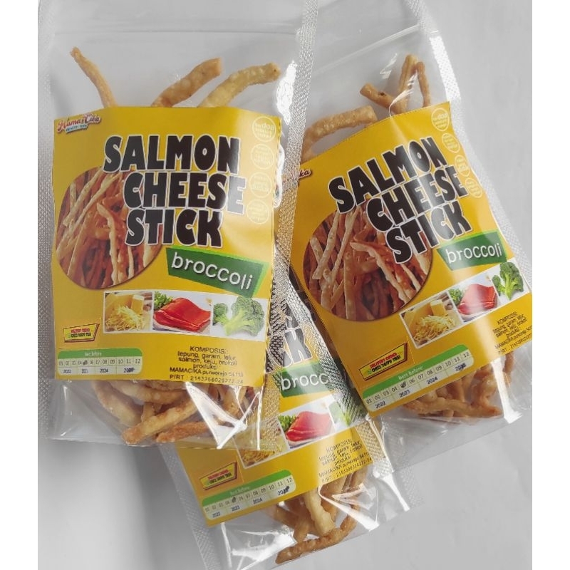 

CHEESE STICK SALMON BROKOLI/ 50 g cheese stick salmon / cistiksalmon / cemilan non msg/ beli 10 GRATIS 1 / cemilanSehatAnak / finger food / cistik non msg