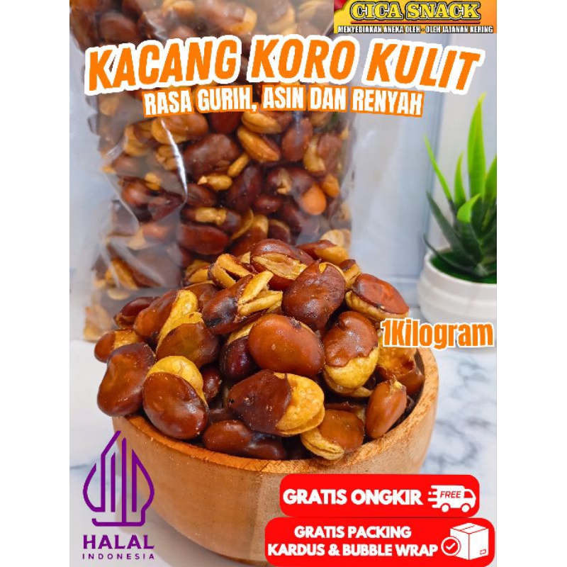 

Kacang Koro Kulit Asin Gurih 1Kilogram