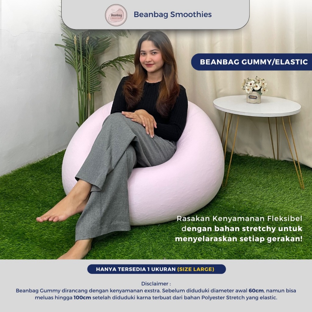 Bean Bag Gummy/BeanBag Squishy Size Large Plus ISI Bahan Lembut