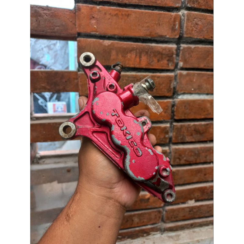kaliper kidal / kaliper kiri tokico 6piston ex moge gsxr gsx750 gsx1000 suzuki hayabusa kampas tebal