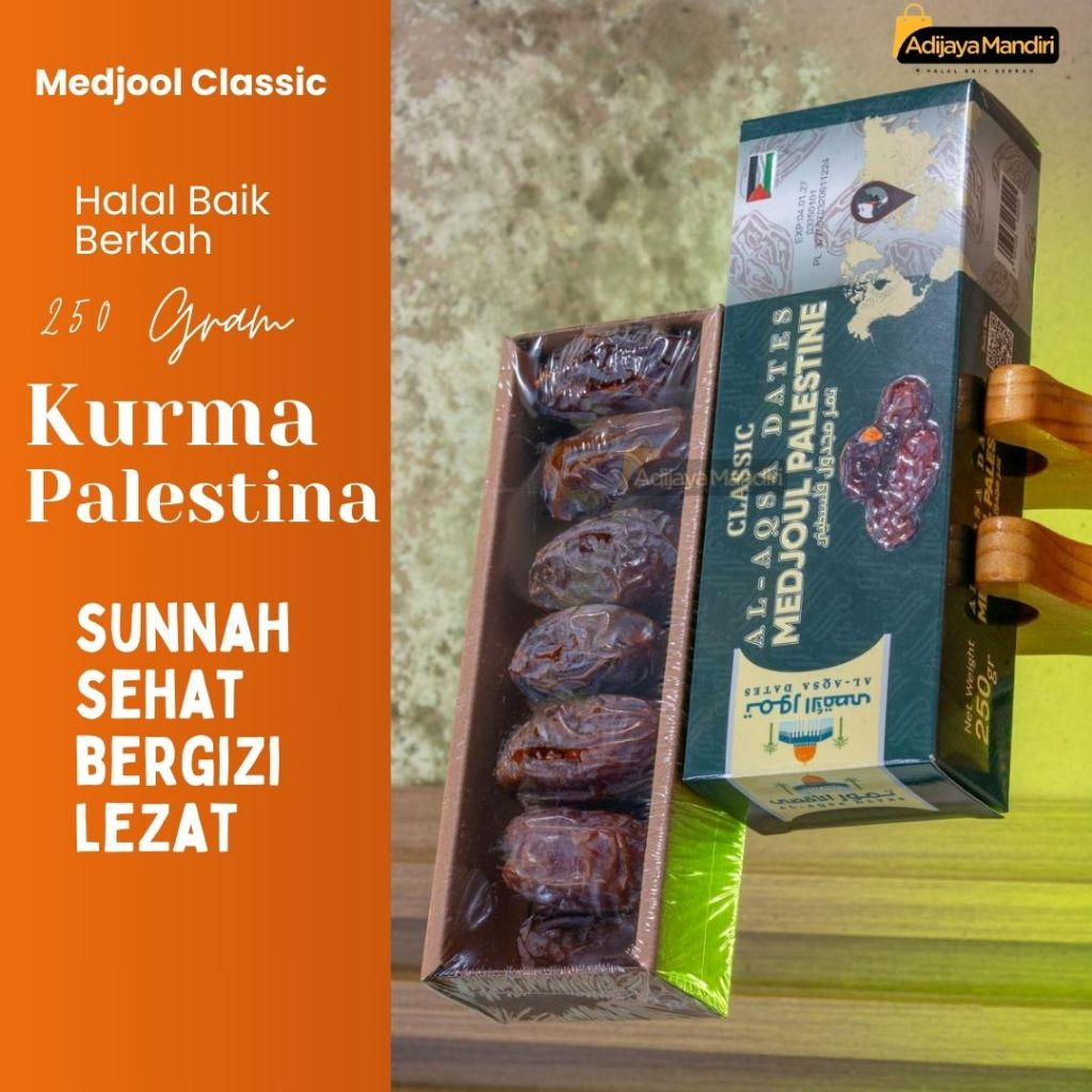 

Kurma Palestina Medjool Classic 250 Gram