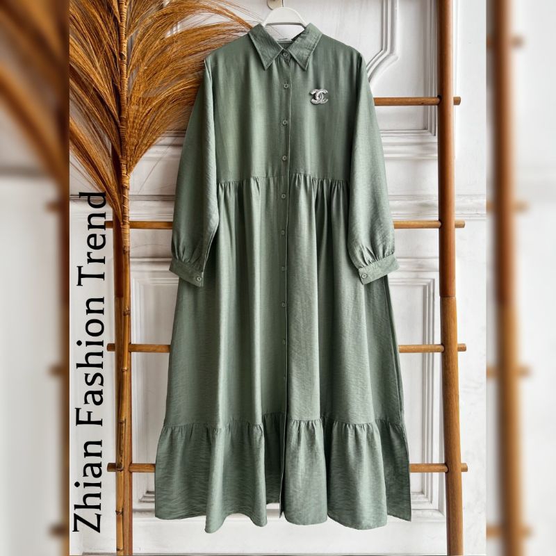 MIDI DRESS BELA/TUNIK SEMI GAMIS/MIDI DRESS TERBARU