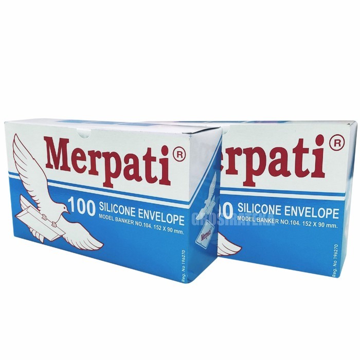 

Amplop merpati putih polos NO.104 (Isi 100 lembar) (Osorisfunshopp)