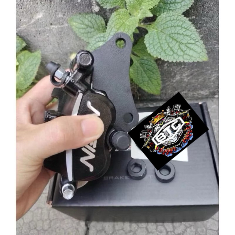 KALIPER NISSIN SAMURAI 2P PLUS BREKET NMAX FIZR JUPZ MIO SPORTY SMILE VEGA R NEW // Kaliper Nissin