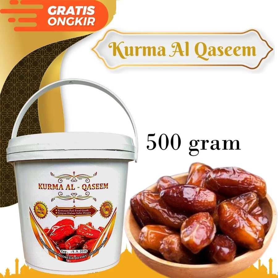 

Paket 2 EMBER Kurma Ember 500gr Dapat 2 EMBER AL - Qaseem