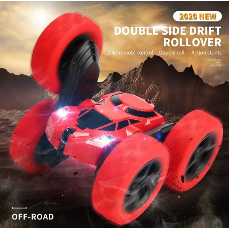 MAINAN ANAK LAKI LAKI RC MOBIL MOBILAN RC STUNT BUGGY CAR 360 DEGREE ROCK CRAWLER OFFROAD REMOT REMO