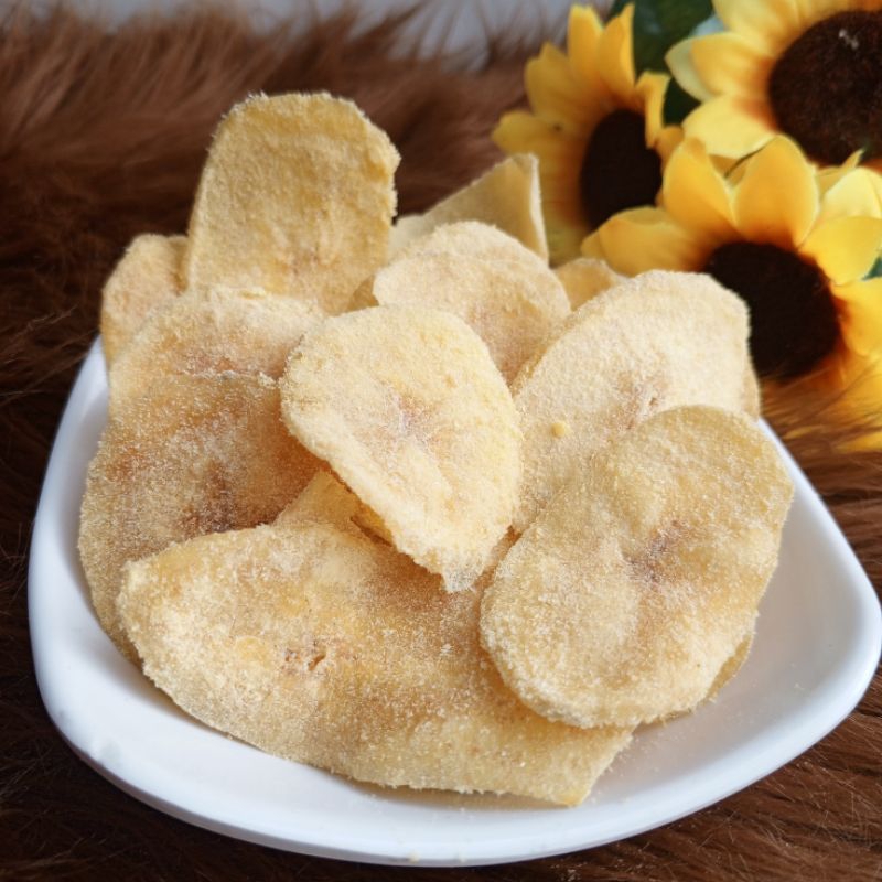 

Kripik Pisang Rasa Durian Berat 500 gram