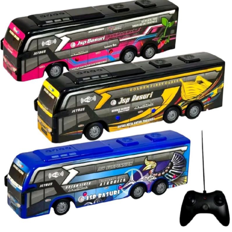 rc bus basuri telolet lampu dan musik rc bus rc bus basuri mainan mobil remote bus basuri lengkap