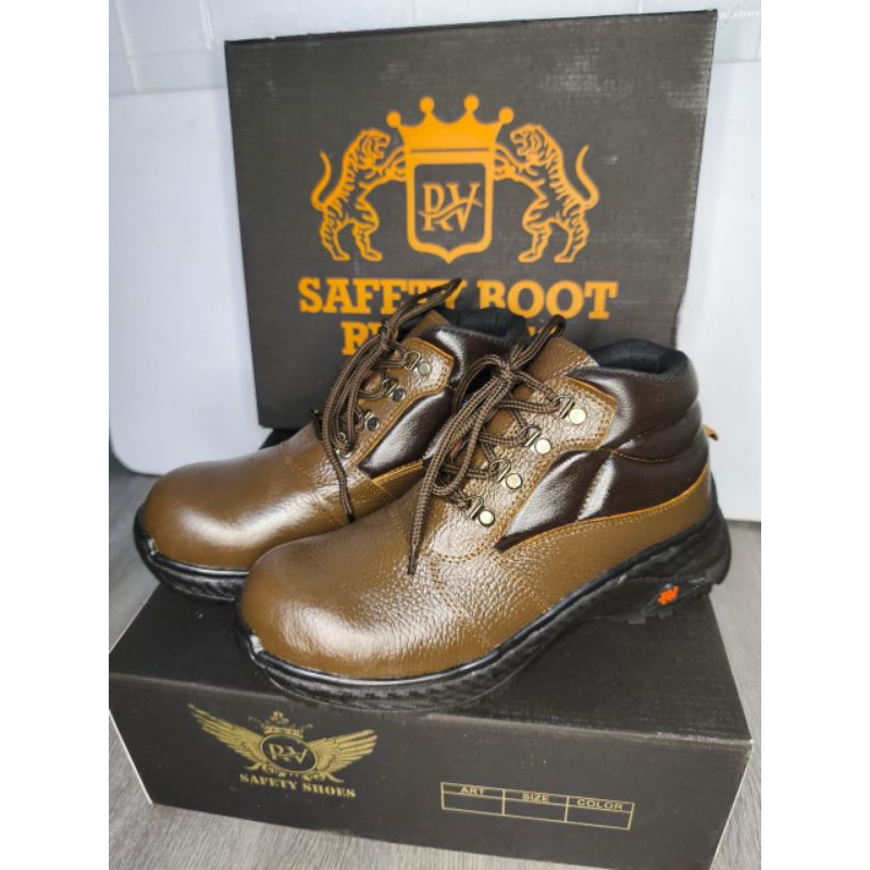 SEPATU BOOTS STRENG  SAFETY King RV FLORIDA / TALI STYLE 6 INCH ( STEEL TOECAP )