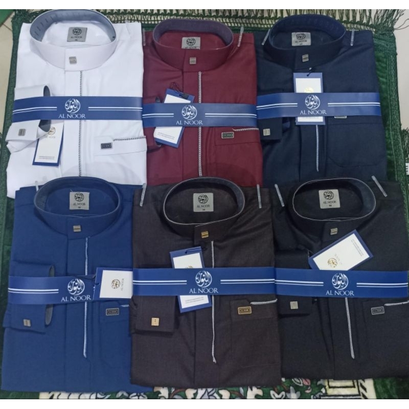 JUBAH ALNOOR REMAJA KATUN WARNA | MANSET PREM