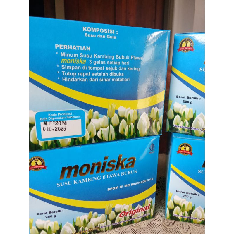 

Moniska susu kambing etawa