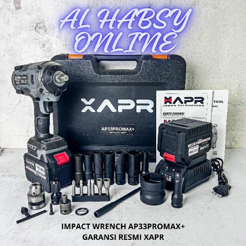 Mesin Impect Wrench cordless/ buka baut mobil motor APR 48V Original / COD