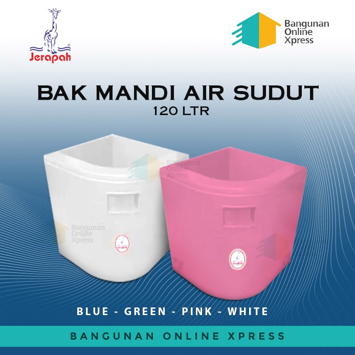 Bak sudut Jerapah Exclusive Tempat Penampungan Air Bak Air Kamar Mandi WC 120L