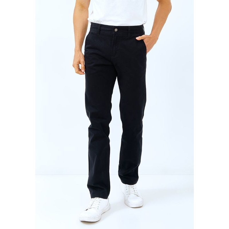 CSL6018H CELANA LOIS ORIGINAL PRIA SLIMFUT WARNA HITAM BLACK