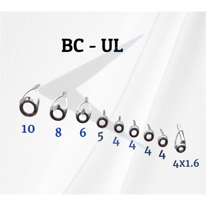 RING GUIDE SET BAIT CASTING (BC) ISI 9MATA/SET