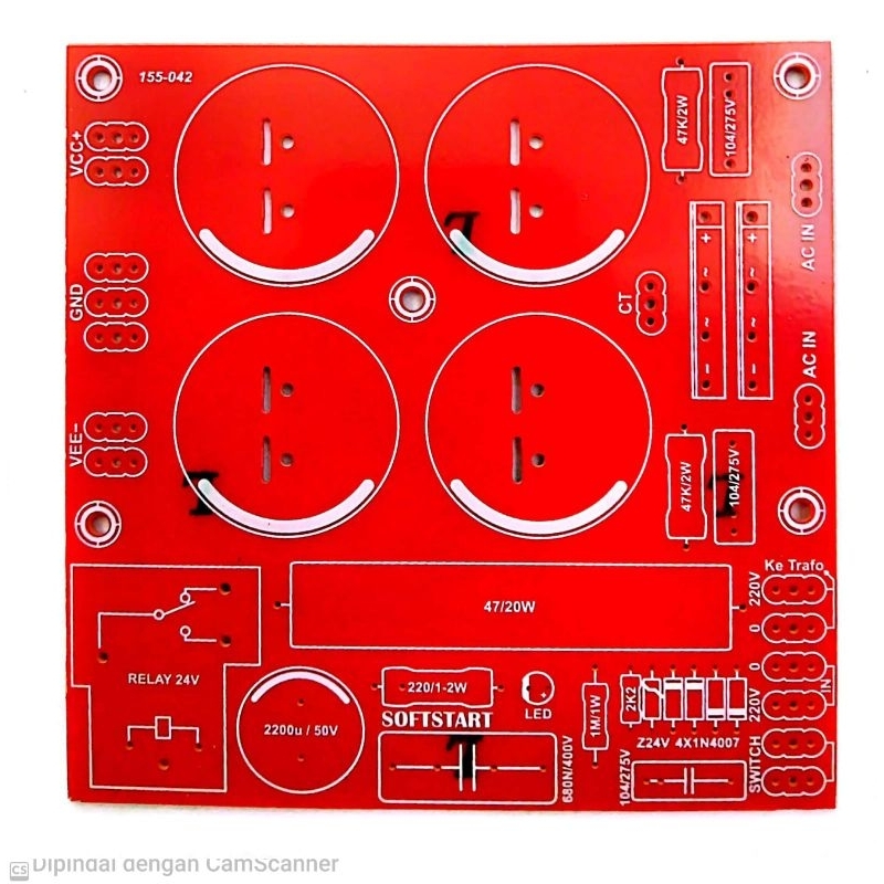 Pcb psu 4 elco softstar