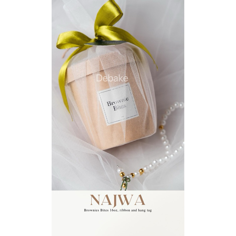 

brownies bites hampers / hampers lebaran