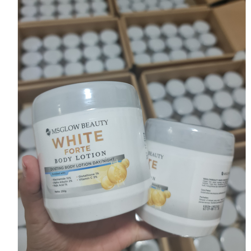 WHITE FORTE BODY LOTION/BODY DOSTING LOTION/DAY/NIGHT