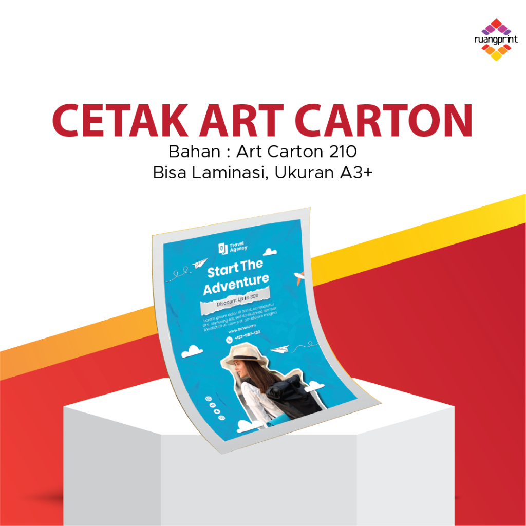 cetak art carton A3+ / print art cartoon / poster art carton