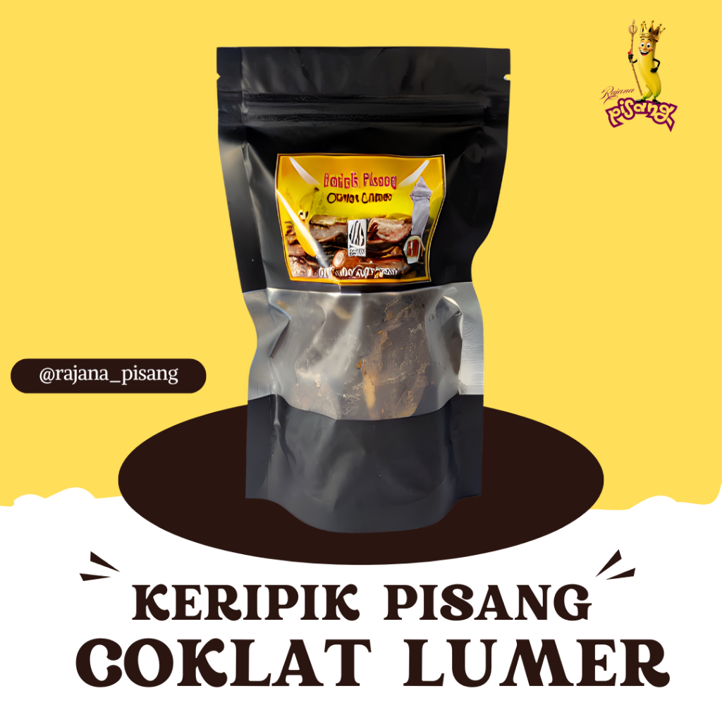 

rajana pisang_kripik pisang coklat lumer premium (COCOK UNTUK OLEH OLEH DAN CEMILAN)