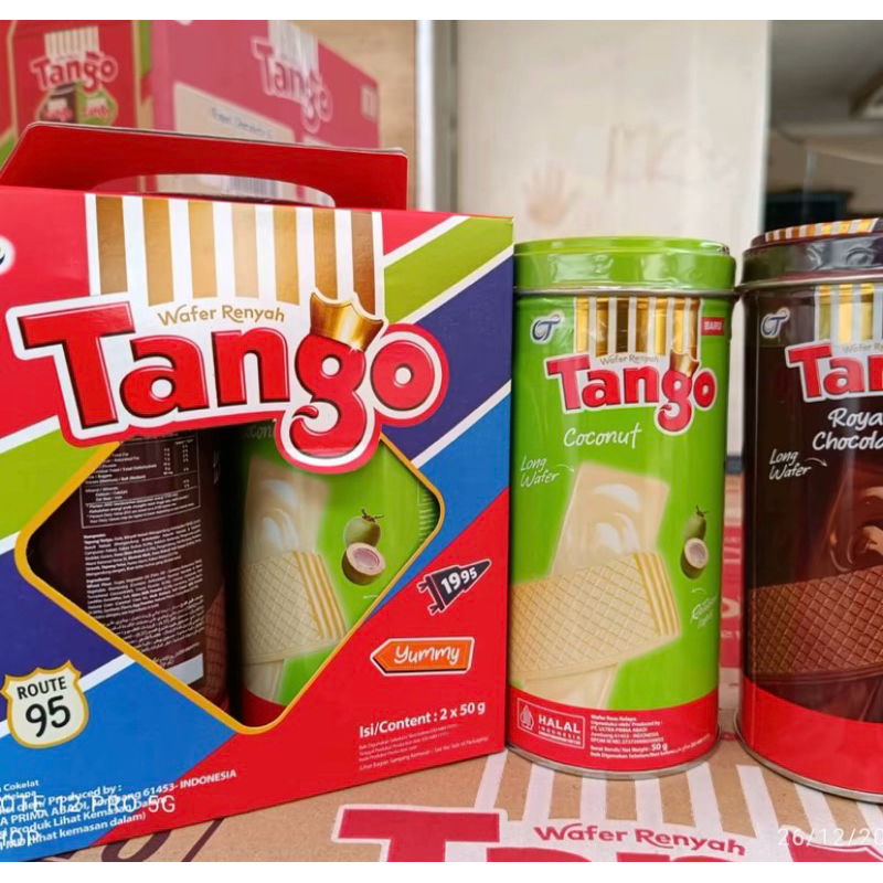 

TANGO WAFER ISI 2 KALENG COKLAT + MILK | KEMASAN IDUL FITRI