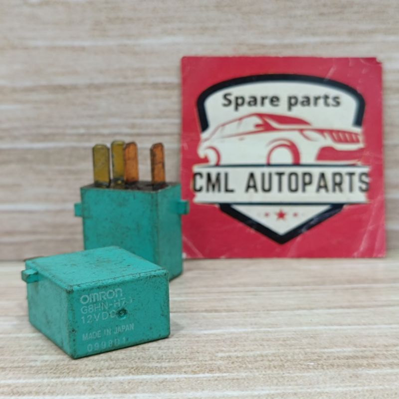 Relay Omron G8HN-H70 Kaki 4 12 Volt DC Hijau
