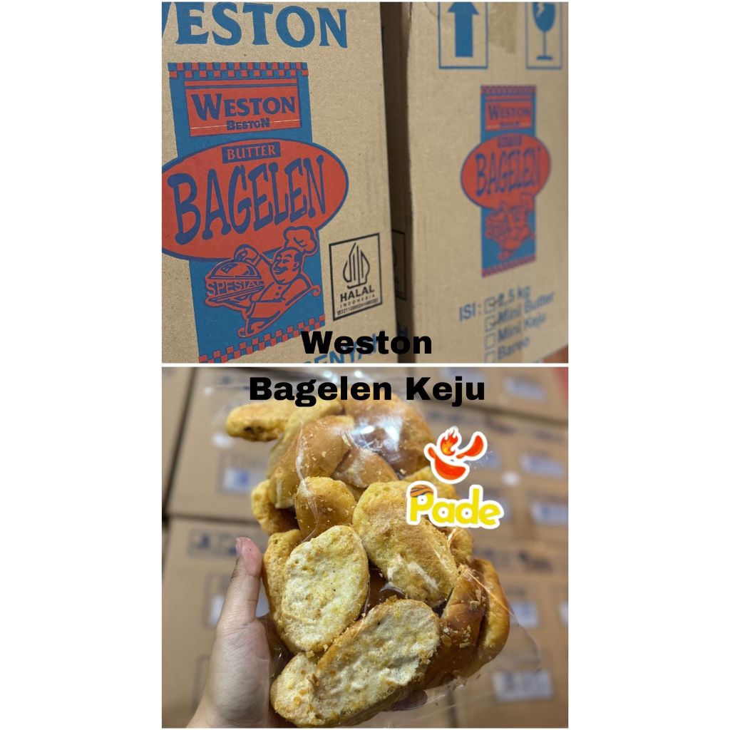 

Weston Bagelen Premium Keju & Butter [Rasa mentega]