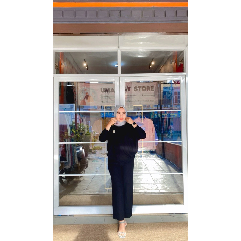 Oneset Knitt Import Wanita