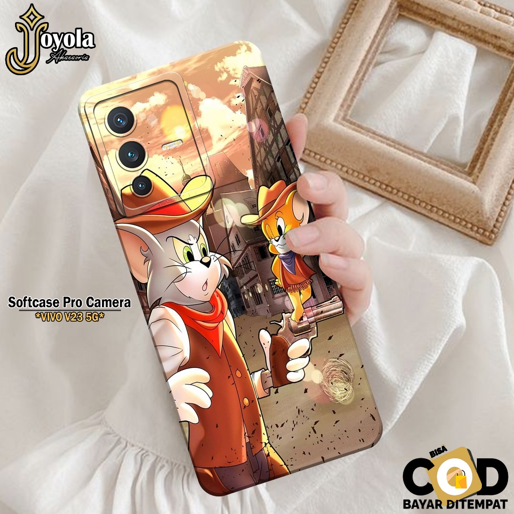 JOYOLA Case VIVO V23 5G - Fashion Case Kartun - Softcase VIVO V23 5G - Pro Camera - Casing VIVO V23 